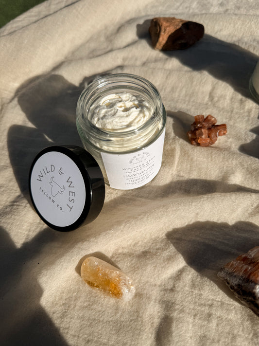Wild Frankincense & Vanilla - Whipped Tallow Moisturizer 4 oz